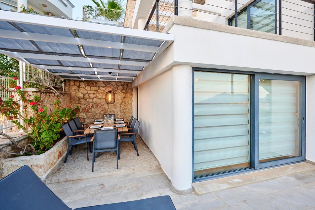 Luxus Villa Skyla Mit 5 Schlafzimmern & Meer-Blick Kaş Exteriör bild