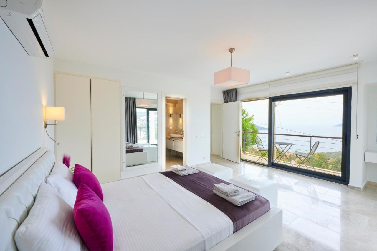 Luxus Villa Skyla Mit 5 Schlafzimmern & Meer-Blick Kaş Exteriör bild